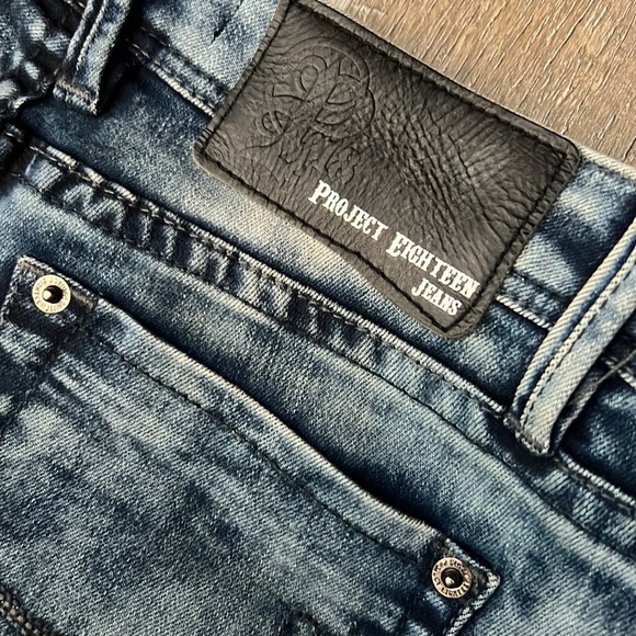 Project 18 NWT Booty lifting blue jeans 26/5 Labella 
Skinny Mid rise unisex - Picture 7 of 15